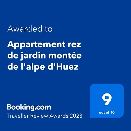 Appartement rez de jardin montée de l'alpe d'Huez La Garde  Extérieur photo